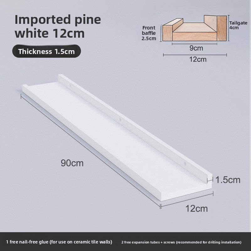 Estanter�a de pared de madera maciza n�rdica