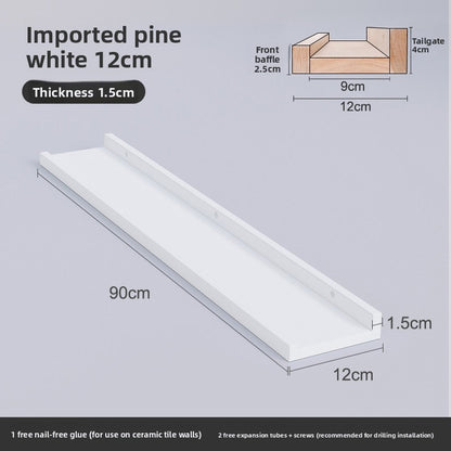 Estanter�a de pared de madera maciza n�rdica