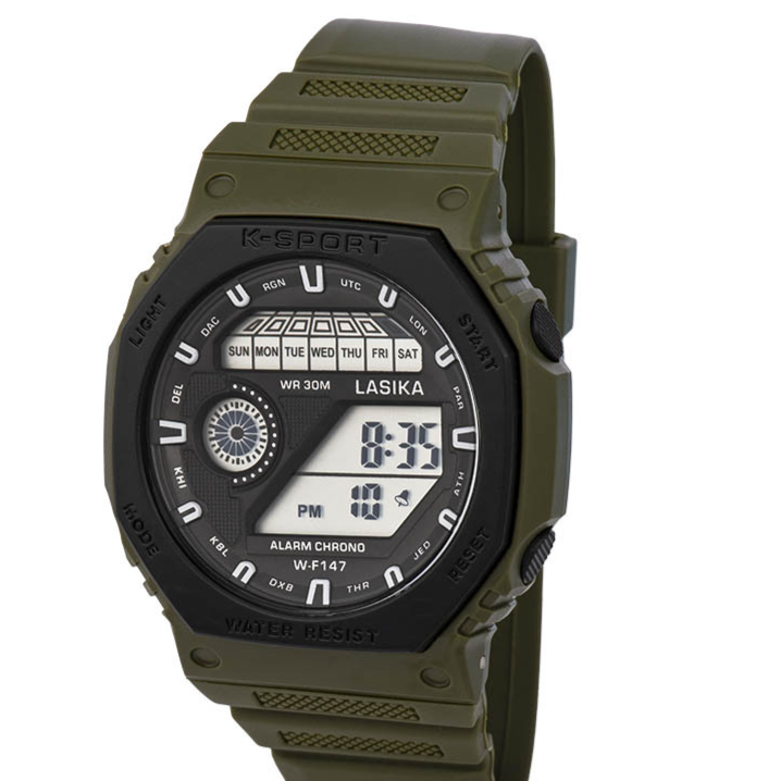 Reloj deportivo multifuncional impermeable