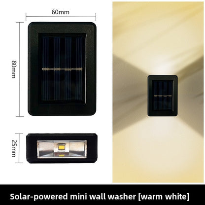 Luz de pared alimentada por energ�a solar