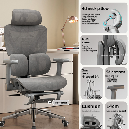 Silla ergon�mica de oficina con soporte lumbar