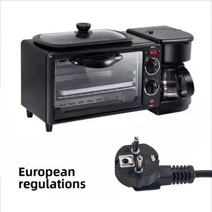 Horno tostador multifunci�n para desayuno con cafetera
