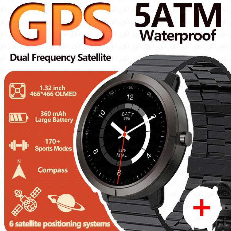 Monitor de salud del reloj inteligente GPS