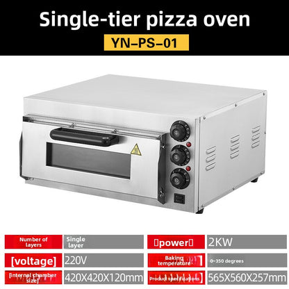 Horno de pizza de acero inoxidable