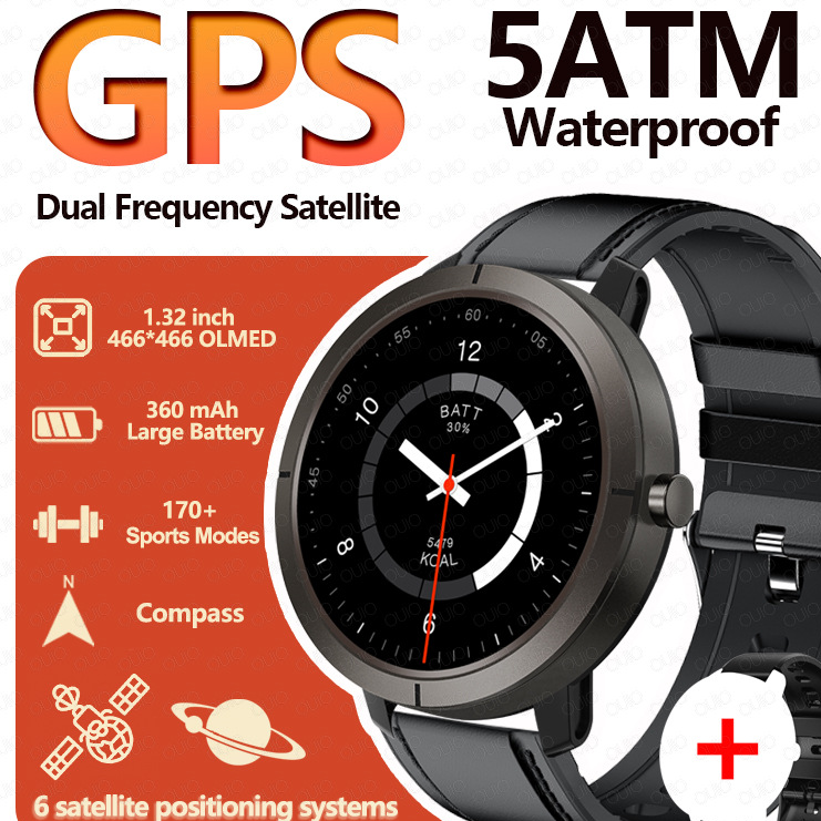 Monitor de salud del reloj inteligente GPS